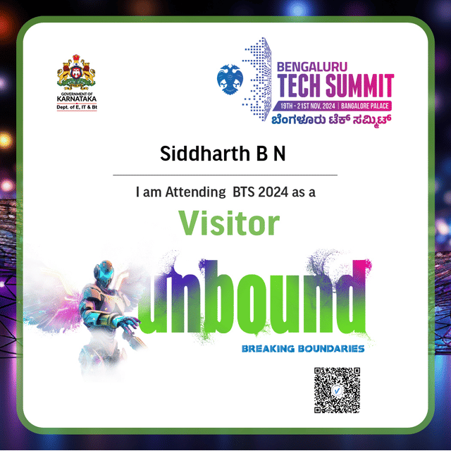 bengaluru-tech-summit-2024-visitor-certificate-credential-issued-by